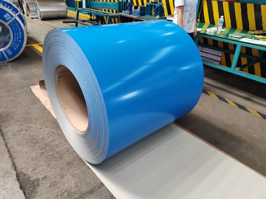 Купить Pre Painted Steel Coil PPGI Coil with 3-8MT Coil Weight 508/610mm Coil ID and 700-1250mm Width online manufacture