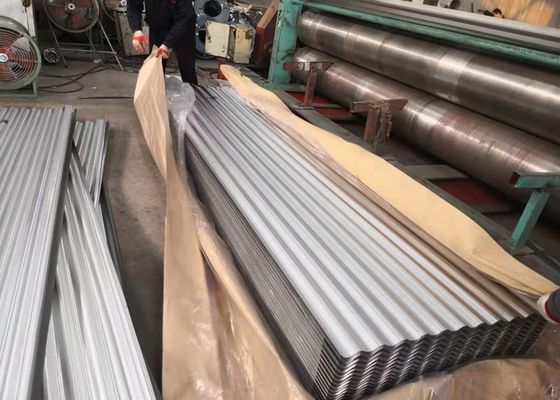 купить AZ180 DX51D Гальвалюмный гофрированный кровельный лист с эффективной шириной 800 мм для гражданских зданий online manufacture