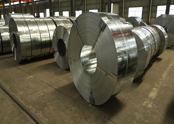 купить ASTM A653 G90 Горячая оцинкованная стальная лента 0,42 мм × 100 мм DX52D+Z для промышленных панелей и структурных компонентов online manufacture