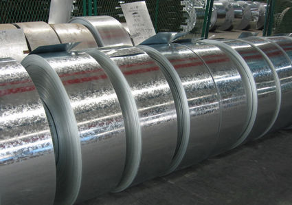 купить ASTM A653 SGCC DX51D Горячеоцинкованная стальная полоса G40-G90 с обычными и большими блестками online manufacture